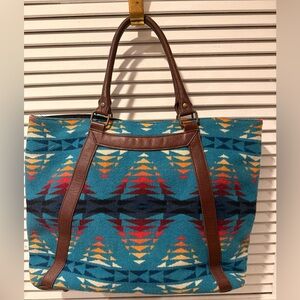 Pendleton Multicolor Geometric Tote